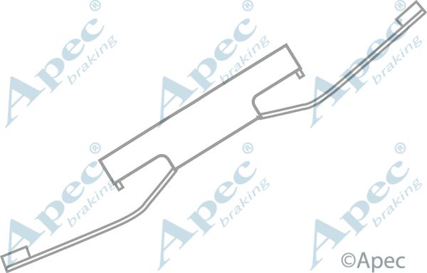 APEC BRAKING Комплектующие, колодки дискового тормоза KIT550